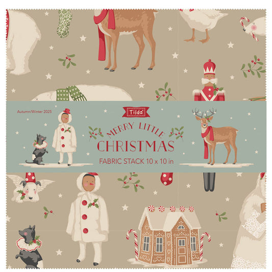 Merry Little Christmas Fabric Stack
