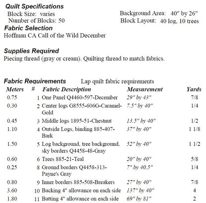 Nähanleitung Mountain Stag Patch Abilities Inc.