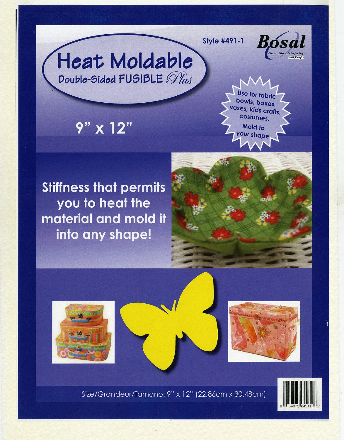 Bosal Heat Moldable Double-Sided Fusible Plus Bosal