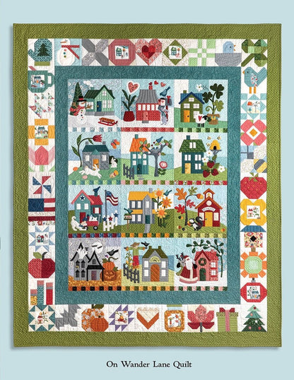 Nähanleitung On Wander Lane Schoolhouse Haven - Block 9 Art to Heart