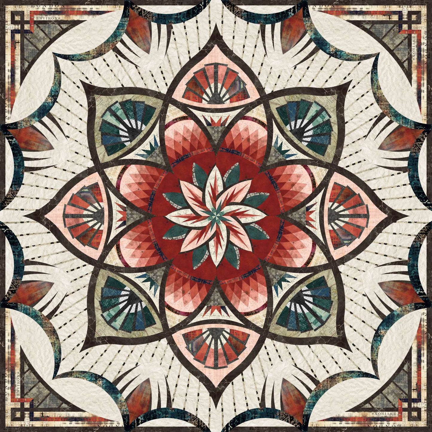 Stoffpaket Wall - Abandoned and Palette - TOTM *Arcadia* 2027 quiltworx