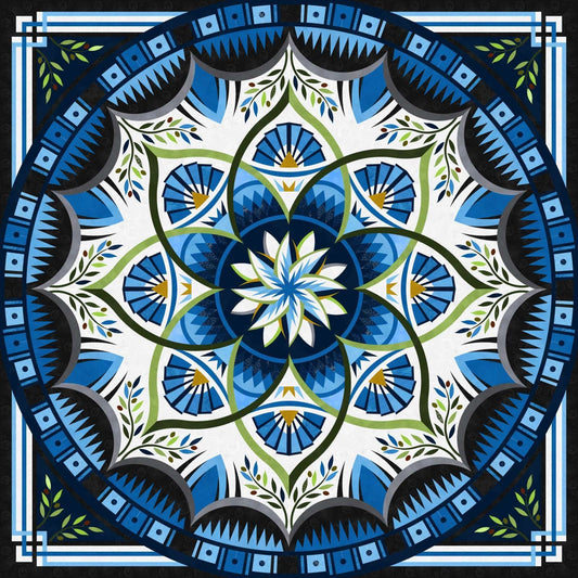 Stoffpaket Queen - ColorStock Cotton's Blue Queen - TOTM *Arcadia* 2027 quiltworx