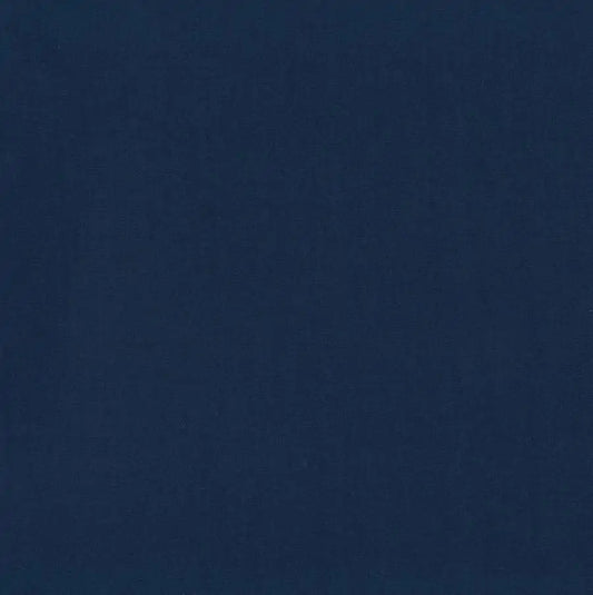 Baumwollstoff Uni blau mai