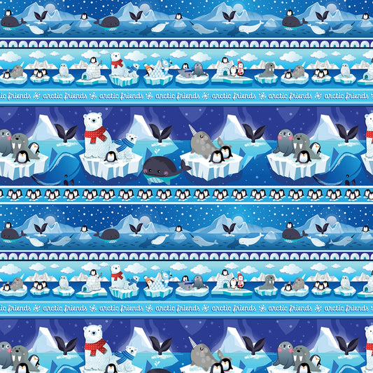 Arctic Friends Stripe