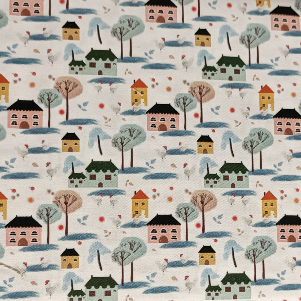 Baumwollstoff Country Cottage Gundi's Quilt Heaven