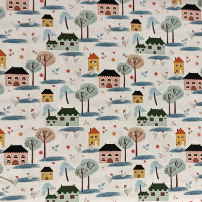 Baumwollstoff Country Cottage Gundi's Quilt Heaven