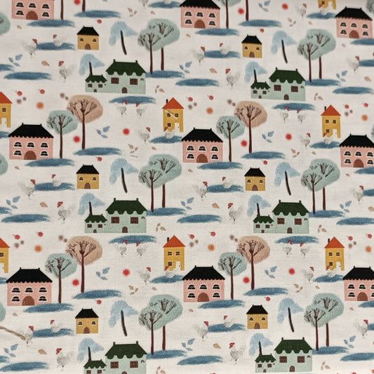 Baumwollstoff Country Cottage Gundi's Quilt Heaven