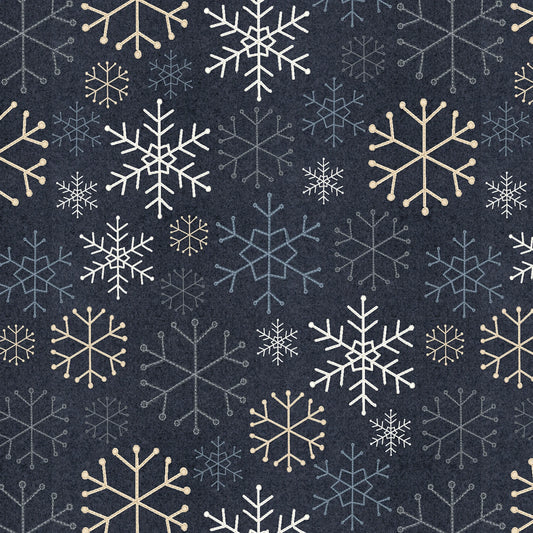 Graphite Snowflake Stitches