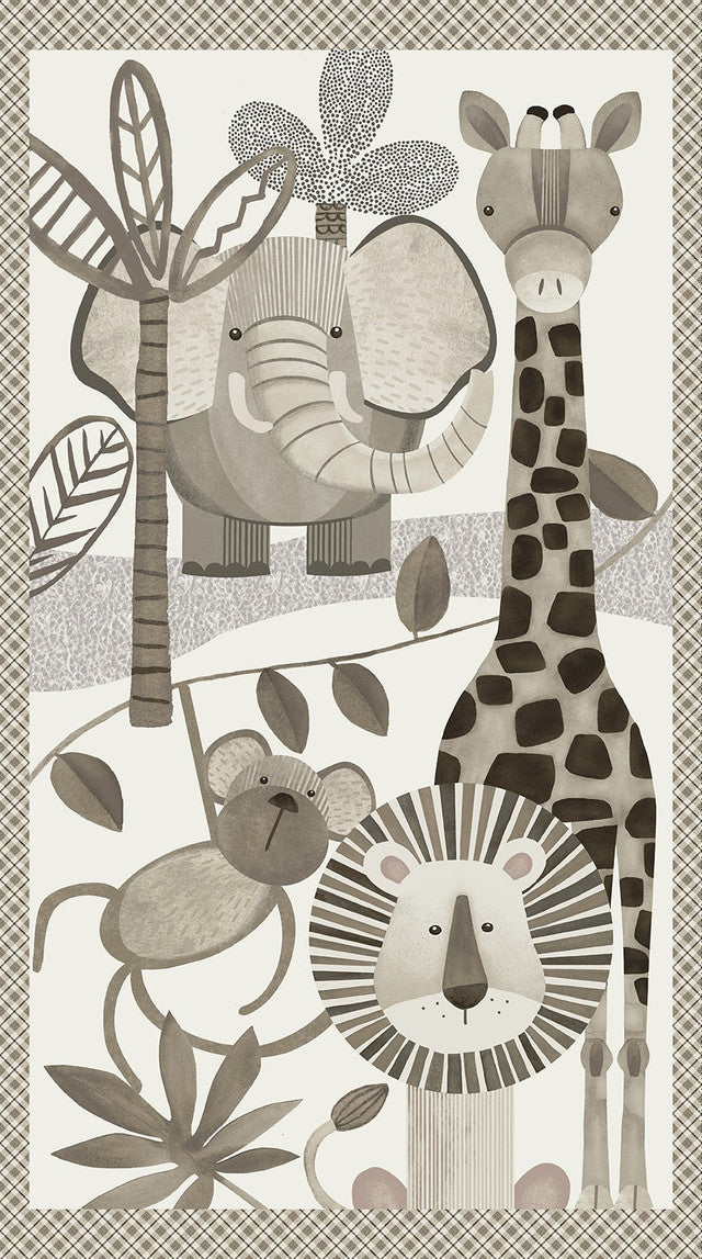 Panel Jungle Romp Henry Glass & Co.