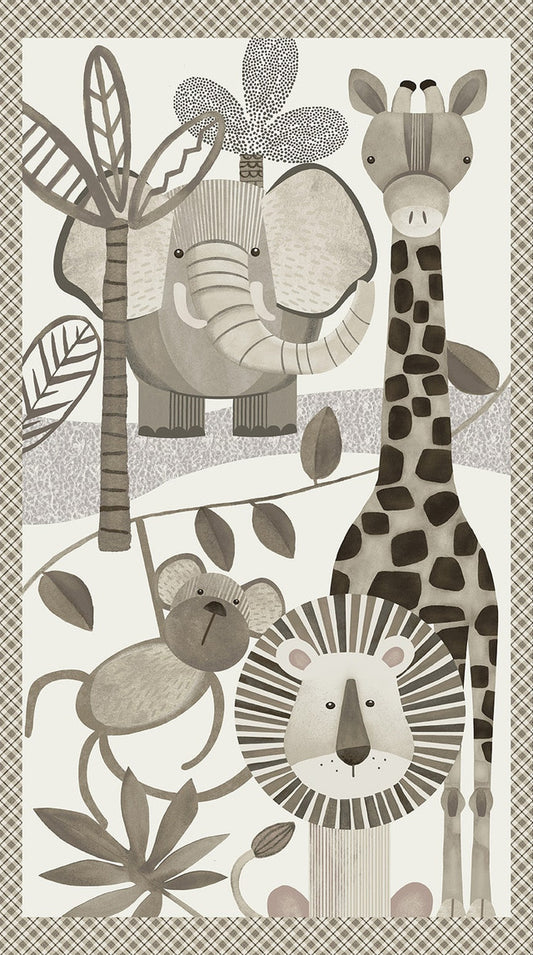 Panel Jungle Romp Henry Glass & Co.