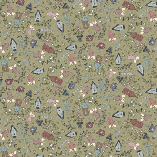 Baumwollstoff Fairy Garden Nutex