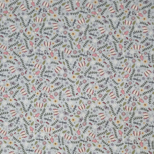 Baumwollstoff Fairy Garden Nutex