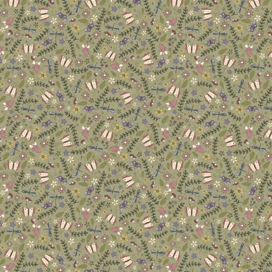 Baumwollstoff Fairy Garden Nutex