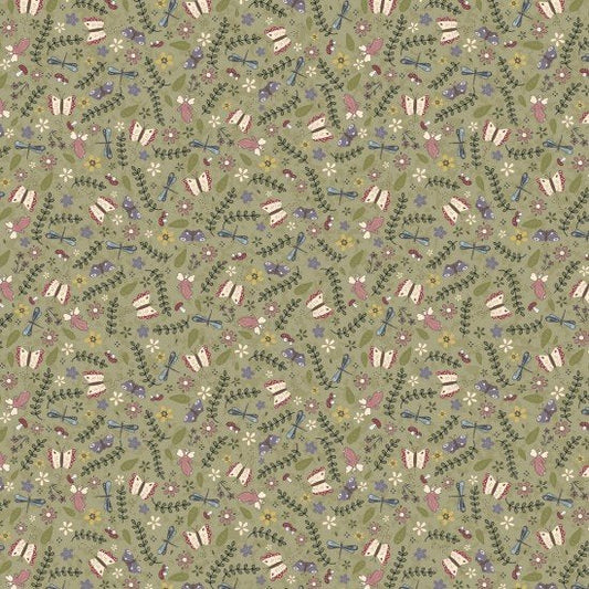 Baumwollstoff Fairy Garden Nutex