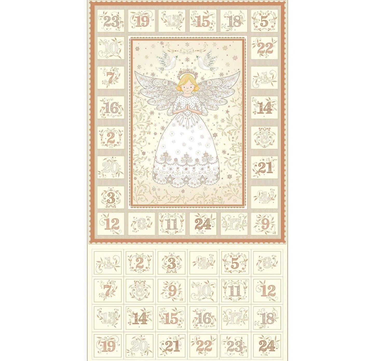 Angels Advent Calendar creme