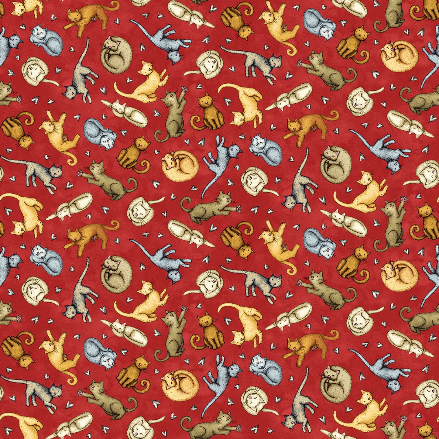 Red Tossed Cats