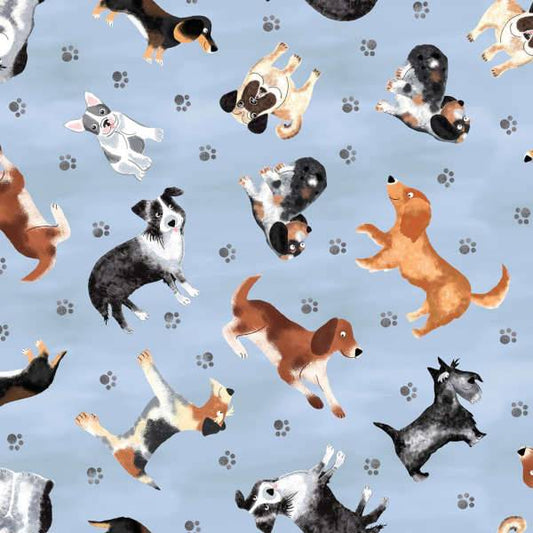 Blue Dogs Allover