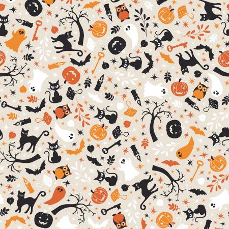 Cream Cats & Ghosts Halloween