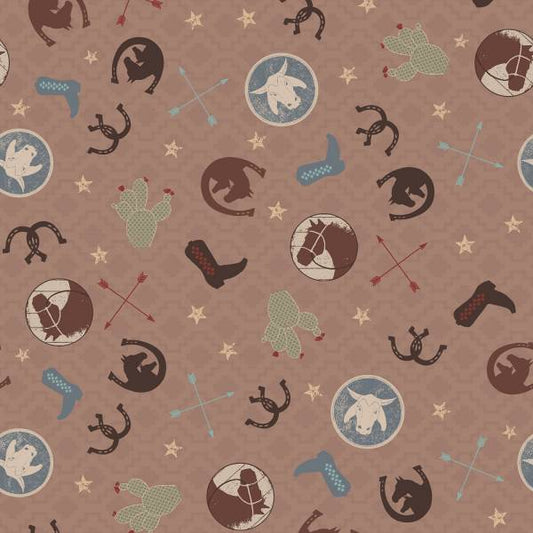 Baumwollstoff Hold Your Horses Clothworks
