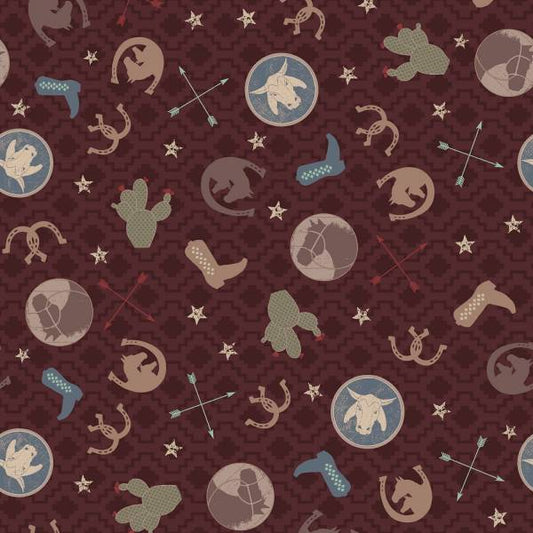 Baumwollstoff Hold Your Horses Clothworks
