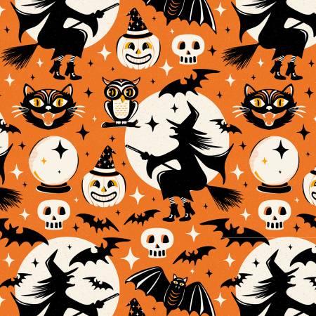 Witchy Wonders Allover Halloween