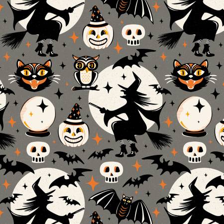 Witchy Wonders Allover Halloween