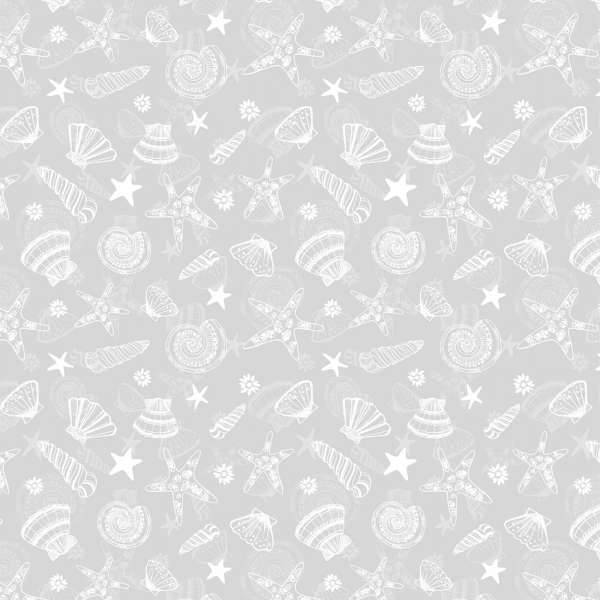 Grey Seashell Toss