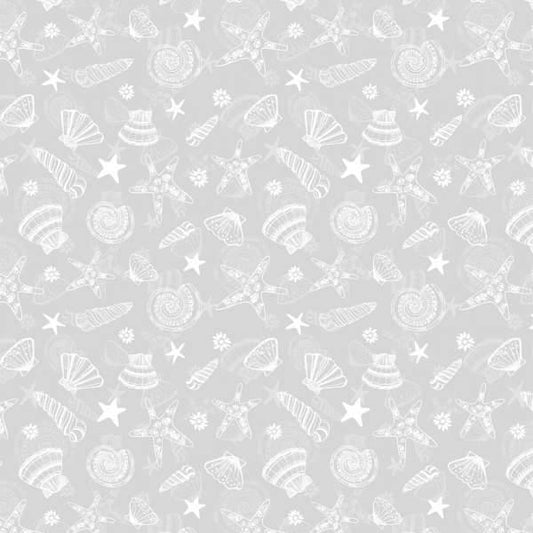 Grey Seashell Toss