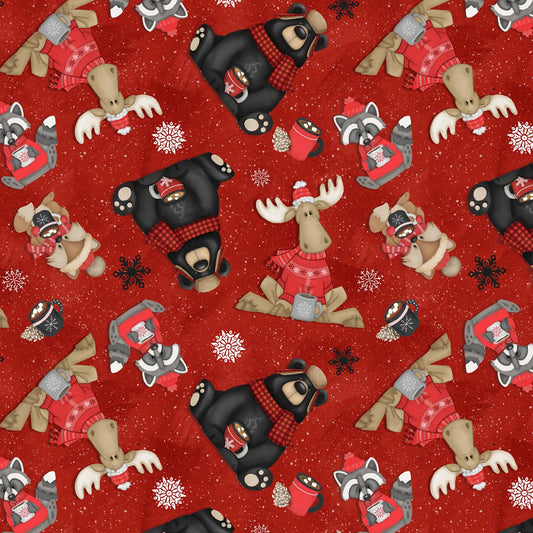 Red Tossed Animals