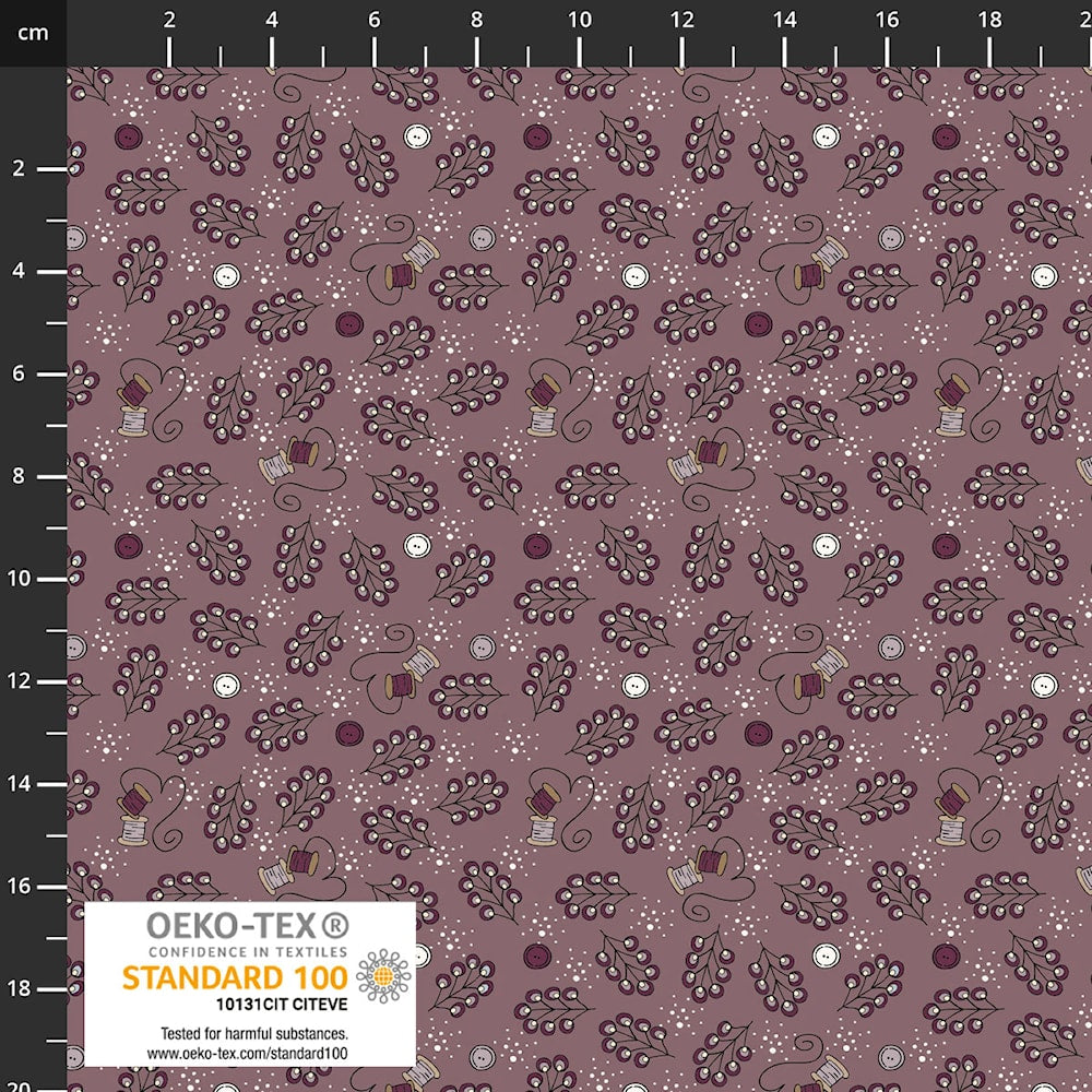 Baumwollstoff Bobbins & Blooms Stof Fabrics