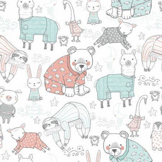 Tiere Mix Flanell