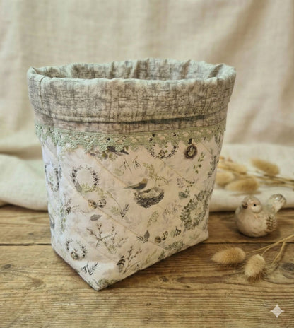 Nähanleitung Frühlingskörbchen Gundi's Quilt Heaven