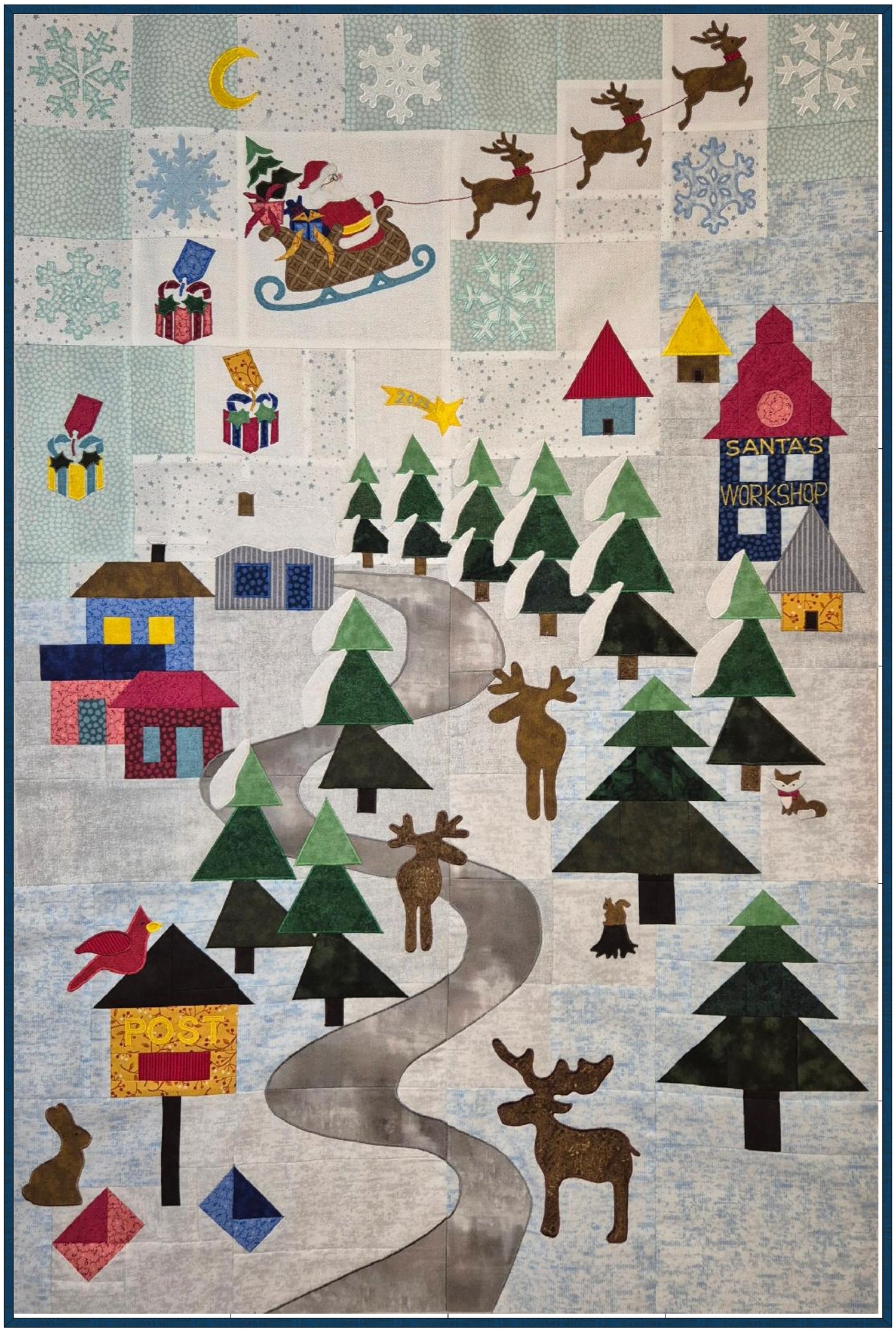 Nähanleitung Adventsreise 2025 Block 24 Gundi's Quilt Heaven