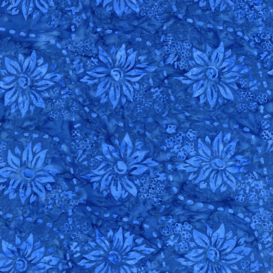 Blue Faded Victorian Florals