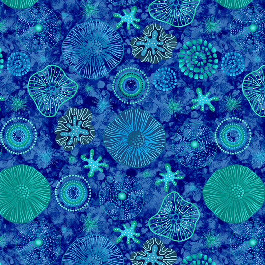 Blue Pretty Sea Diatoms