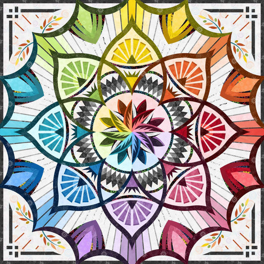 Stoffpaket Wall- ColorStock Rainbow - TOTM *Arcadia* 2027 quiltworx