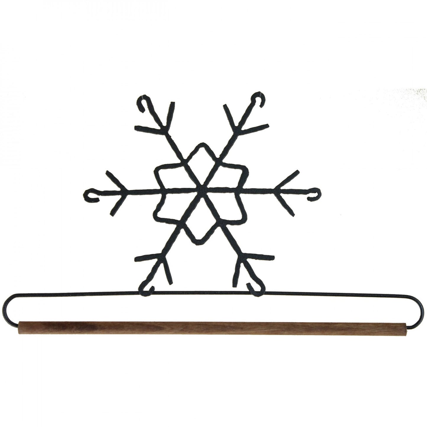 Dekobügel Snowflake with Dowel Ackfeld Manufacturing