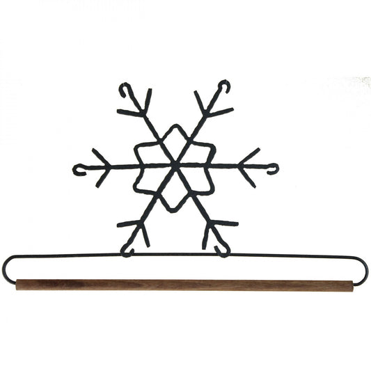 Dekobügel Snowflake with Dowel Ackfeld Manufacturing