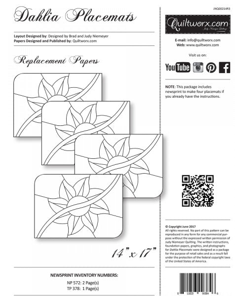 Replacement Papers Dahlia