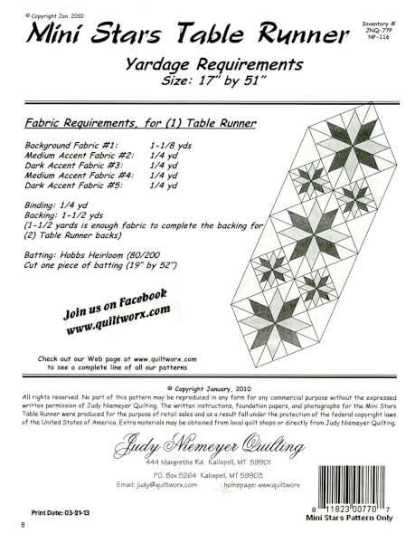 Replacement Papers Mini Stars