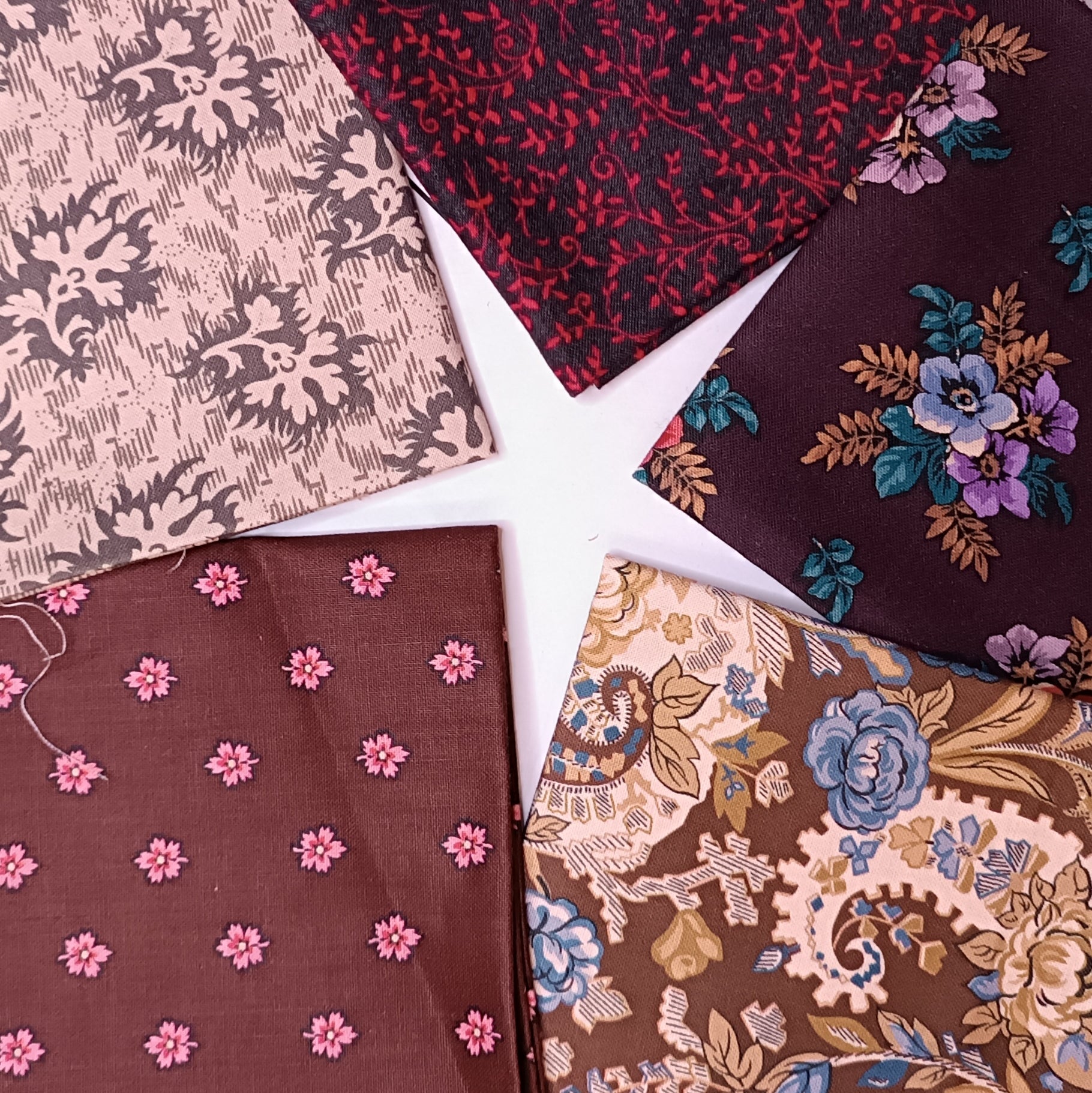 Fat Quarter Paket Blume Gundi's Quilt Heaven
