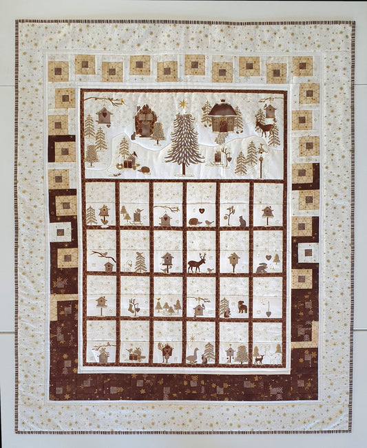 Nähanleitung Adventskalender Frosty Snowflake