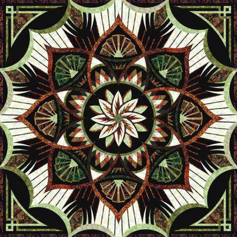 Stoffpaket Wall - Hoffman Fabric Batik Tree Top - TOTM *Arcadia* 2027 Anzahlung Judy Niemeyer Quilting
