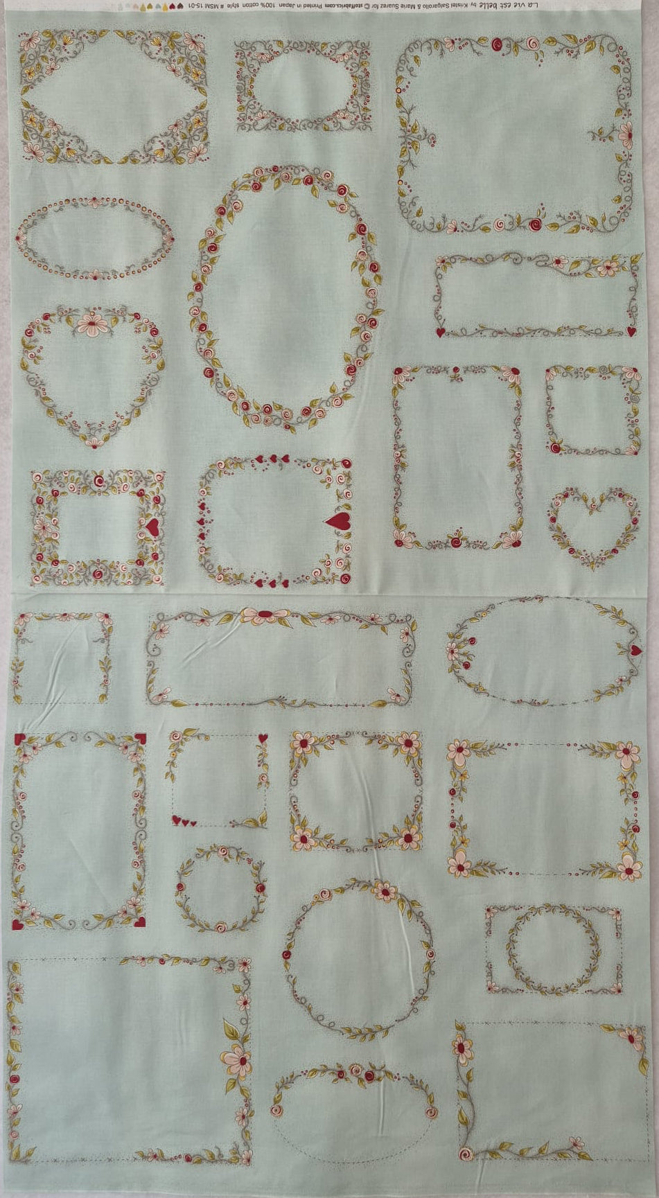 Panel La vie est belle Stof Fabrics