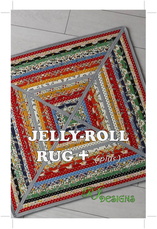 Nähanleitung Jelly Roll Rug Plus Checker