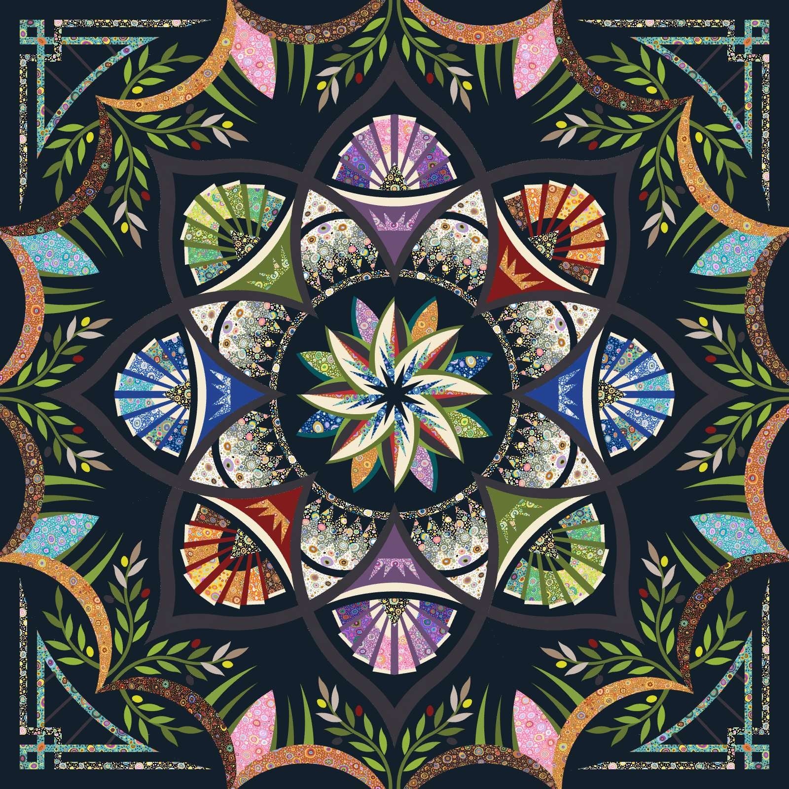 Stoffpaket Wall - Kaffe Ode to Roman Glass - TOTM *Arcadia* 2027 quiltworx