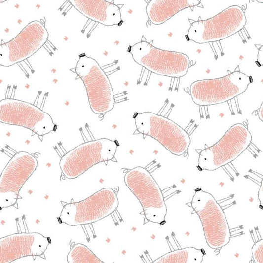 White Pigs Flanell