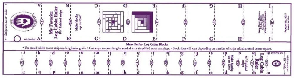 Log Cabin Ruler