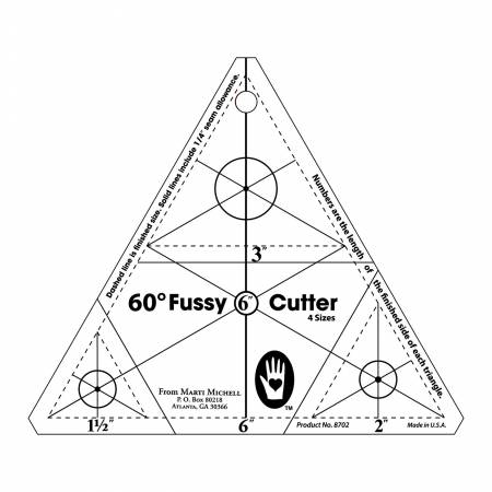 Multi Size 60° Fussy Cutter Marti Michell
