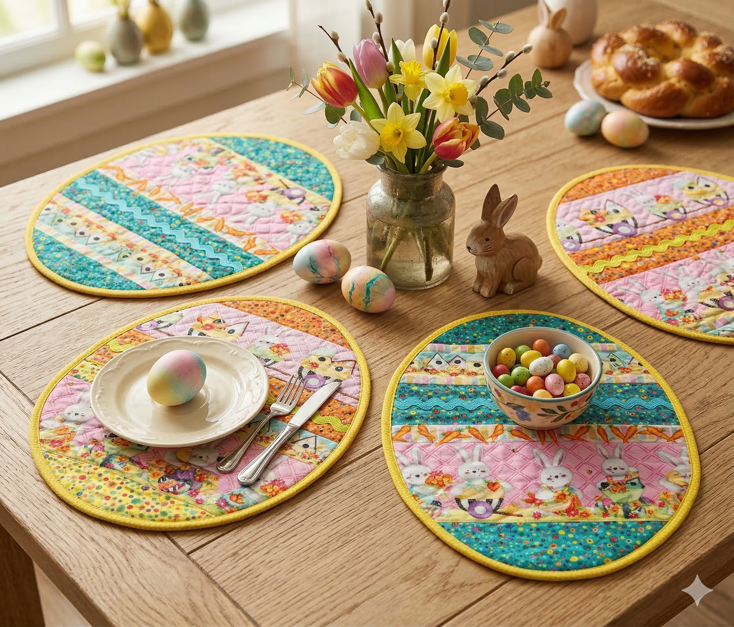 Materialpackung Easter Eggs Gundi's Quilt Heaven
